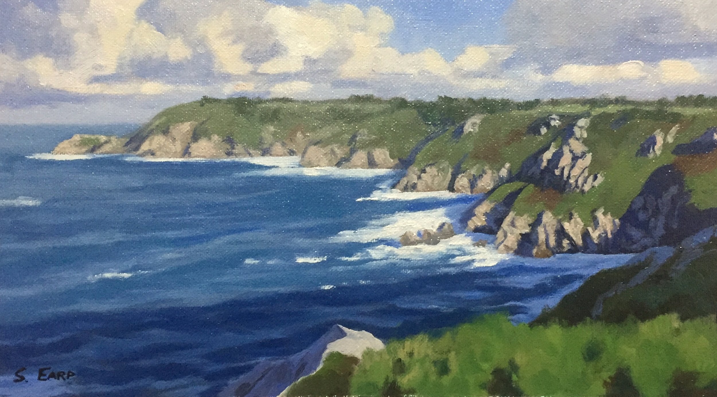 Icart Point Guernsey - Samuel Earp - landscape artist.jpg