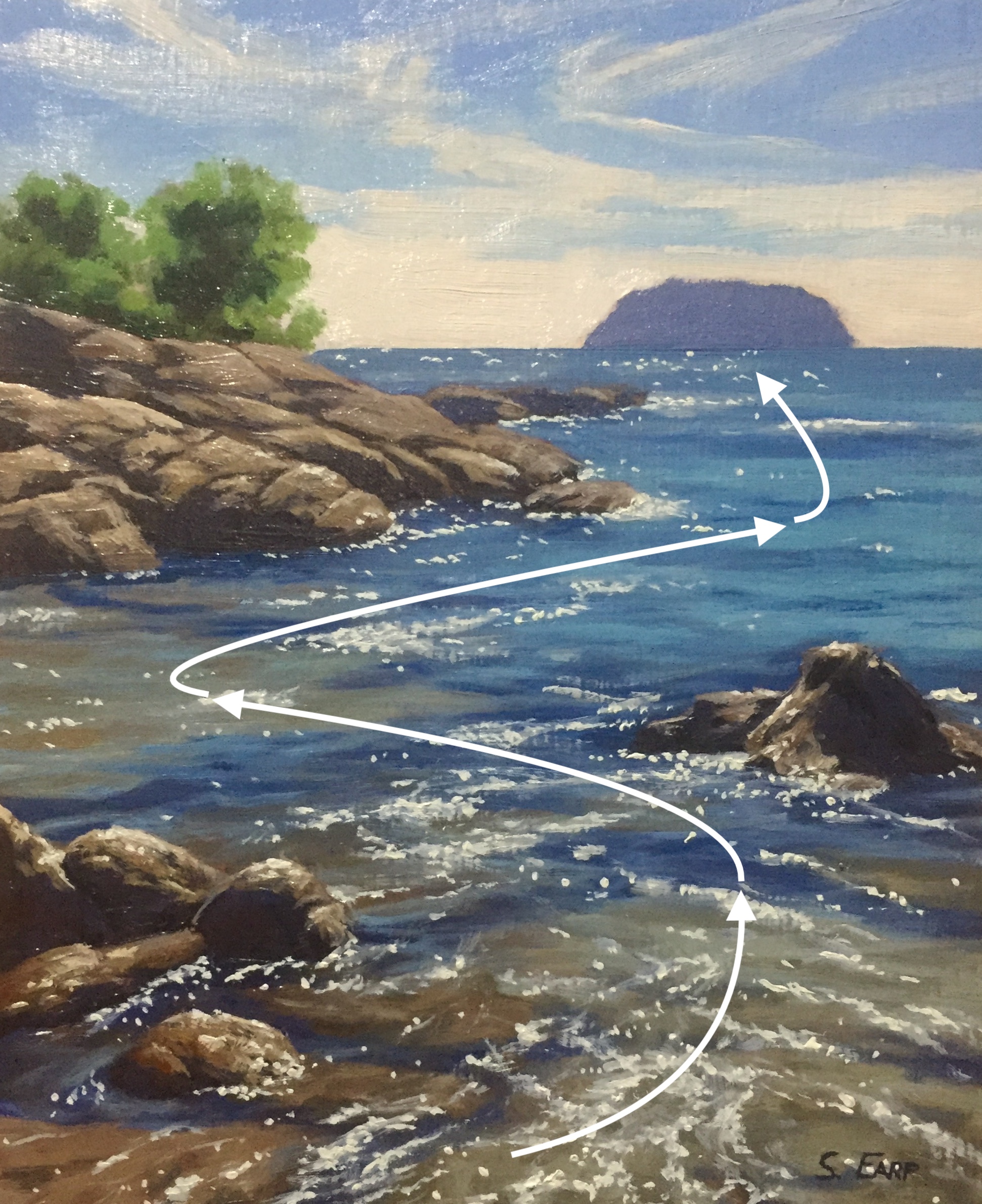 Thailand Rocky Shore - Samuel Earp - oil painting copy.jpg