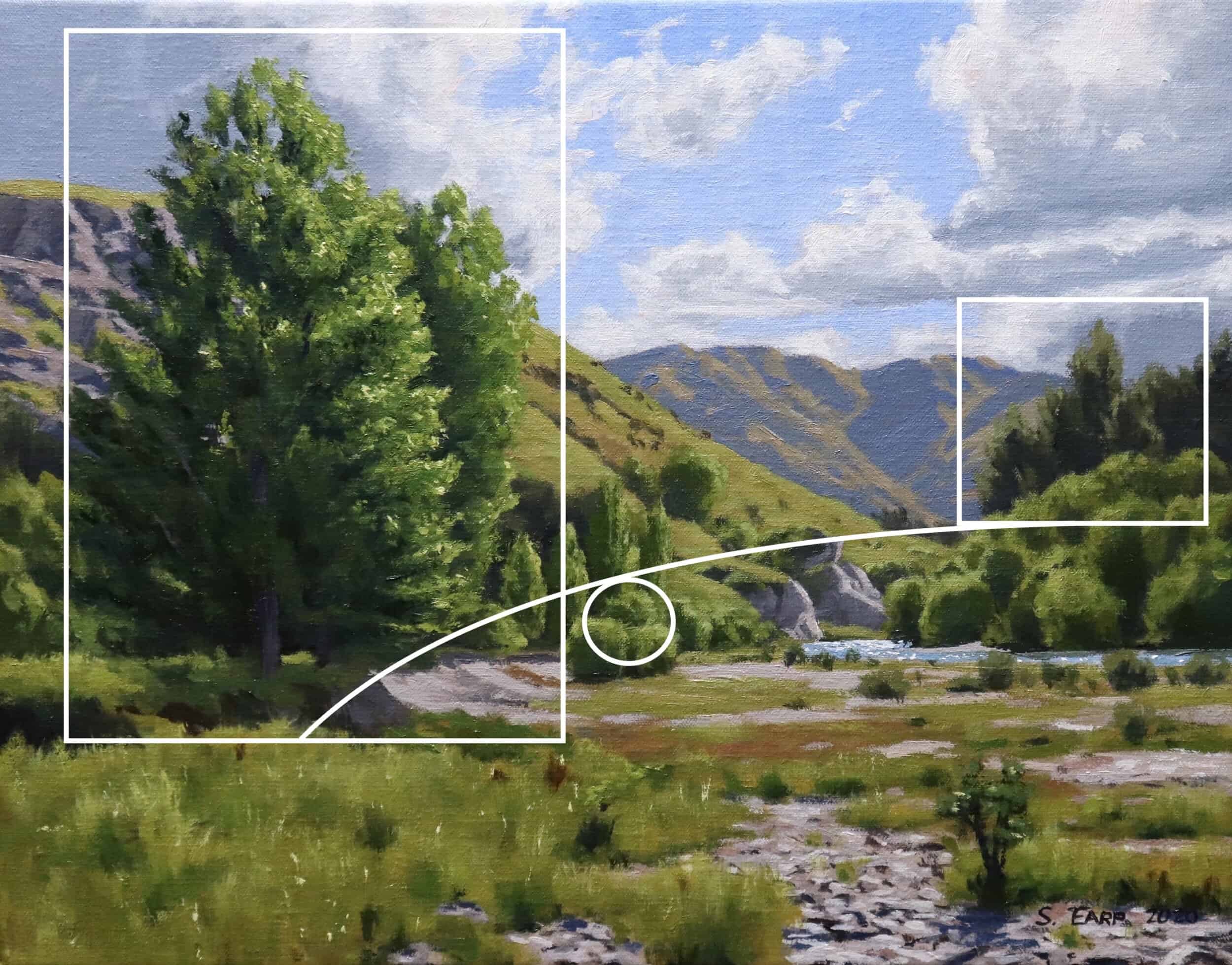 Tucker Beach - Queenstown -Samuel Earp - oil painting copy.JPG